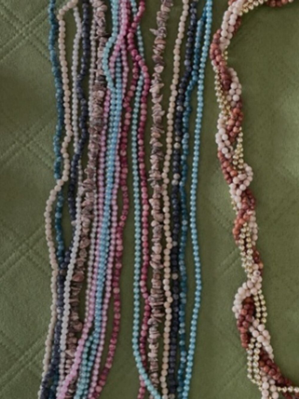 LOT of Colorful Beaded Necklaces
